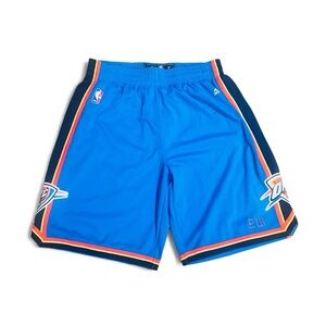 Adidas NBA OKC Oklahoma City Thunder large Basketball Shorts read description